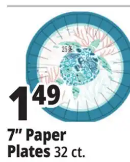 Ocean State Job Lot 7 Paper Plates 32 ct offer