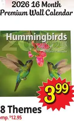 Ocean State Job Lot 2026 16 Month Premium Wall Calendar offer