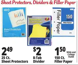 Ocean State Job Lot Sheet Protectors offer