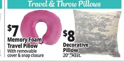 Ocean State Job Lot Travel & Throw Pillows offer