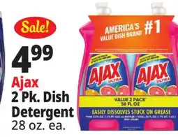 Ocean State Job Lot Ajax 2 Pk. Dish Detergent offer
