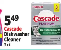Ocean State Job Lot Cascade Dishwasher Cleaner offer