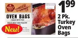 Ocean State Job Lot 2 Pk. Turkey Oven Bags offer