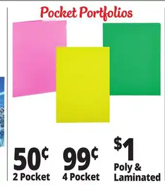 Ocean State Job Lot Pocket Portfolios offer