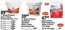 Ocean State Job Lot 1 Multi-Purpose All-in-1 Slow Dissolving Tabs, , 10 lbs offer