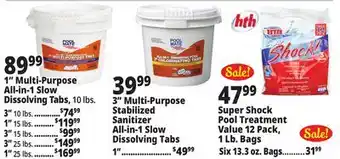 Ocean State Job Lot 1 Multi-Purpose All-in-1 Slow Dissolving Tabs, , 10 lbs offer