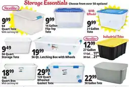 Ocean State Job Lot Storage Essentials offer