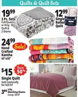 Ocean State Job Lot Quilts & Quilt Sets offer