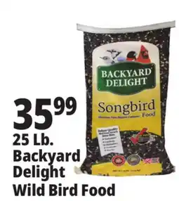 Ocean State Job Lot Backyard Delight Songbird Food 25 lbs offer