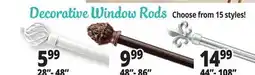 Ocean State Job Lot Window Rods offer
