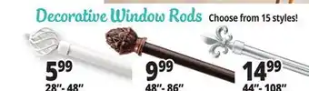 Ocean State Job Lot Window Rods offer
