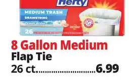 Ocean State Job Lot Hefty Medium Trash Ocean Water 8 Gallon Trash Bags 26 Count offer