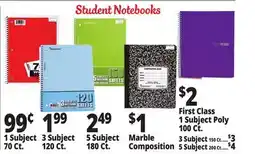 Ocean State Job Lot Student Notebook offer