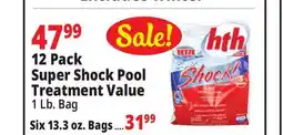 Ocean State Job Lot 12 Pack Super Shock Pool Treatment Value offer