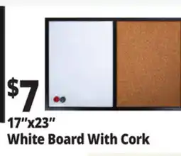 Ocean State Job Lot 17x23 White Board With Cork offer