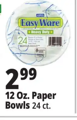Ocean State Job Lot 12 Oz. Paper Bowls offer