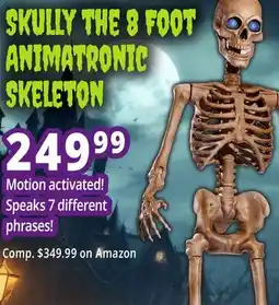 Ocean State Job Lot Skully the 8ft. Animatronic Skeleton offer
