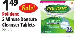 Ocean State Job Lot Polident 3 Minute Denture Cleanser Tablets offer