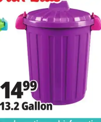 Ocean State Job Lot HemiCasa Large Oscar Bin with Lid and Handles 50 L offer
