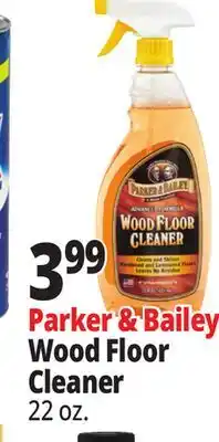 Ocean State Job Lot Parker & Bailey Advanced Formula Wood Floor Cleaner 22 oz offer