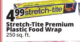 Ocean State Job Lot stretch-tite Premium Plastic Food Wrap 250 sq ft offer