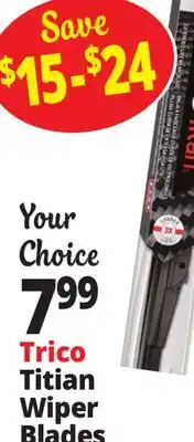 Ocean State Job Lot Trico Titan Wiper Blade offer