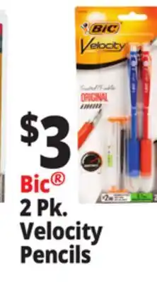 Ocean State Job Lot BIC Velocity Mechanical Pencils 2-Count offer