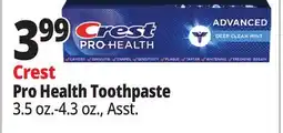 Ocean State Job Lot Crest Pro Health Toothpaste offer