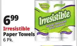 Ocean State Job Lot Irresistible Paper Towels 6 Count offer
