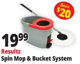 Ocean State Job Lot Spin Mop & Bucket System offer