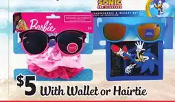 Ocean State Job Lot Kid's Sunglasses With Wallet or Hairtie offer