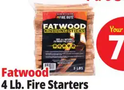 Ocean State Job Lot Fatwood 4 Lb. Fire Starters offer