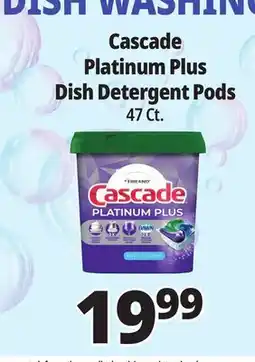 Ocean State Job Lot Cascade Platinum Plus Dishwasher Pods 47 Ct offer