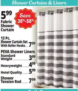 Ocean State Job Lot Shower Curtain & Liners offer