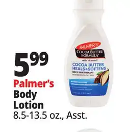 Ocean State Job Lot Palmer's Body Lotion offer