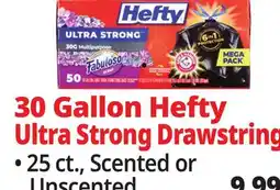 Ocean State Job Lot Hefty Strong Multipurpose 30 Gallon Trash Bags 56 Count offer