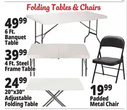 Ocean State Job Lot Folding Tables & Chairs offer