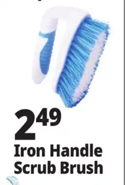 Ocean State Job Lot Gleam Iron Handle Scrub Brush offer