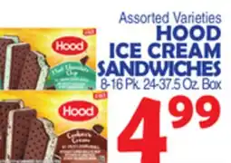 Bravo Supermarkets HOOD ICE CREAM SANDWICHES offer