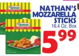 Bravo Supermarkets NATHAN'S MOZZARELLA STICKS offer