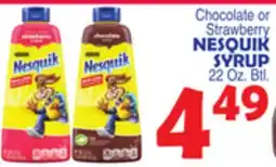 Bravo Supermarkets NESQUIK SYRUP offer