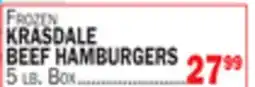 Bravo Supermarkets KRASDALE BEEF HAMBURGERS offer