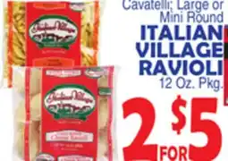 Bravo Supermarkets ITALIAN VILLAGE RAVIOLI offer