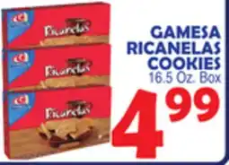 Bravo Supermarkets GAMESA RICANELAS COOKIES offer