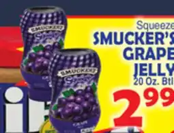 Bravo Supermarkets SMUCKER'S GRAPE JELLY offer