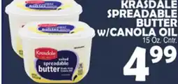 Bravo Supermarkets KRASDALE SPREADABLE BUTTER W/CANOLA OIL offer