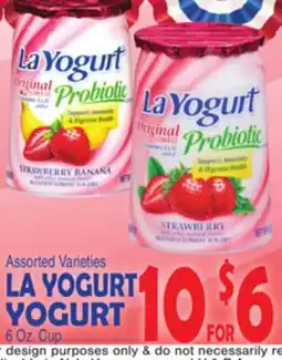 Bravo Supermarkets LA YOGURT YOGURT offer