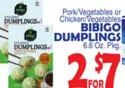 Bravo Supermarkets BIBIGO DUMPLINGS offer