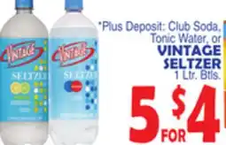 Bravo Supermarkets VINTAGE SELTZER offer