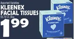 Bravo Supermarkets KLEENEX FACIAL TISSUES offer